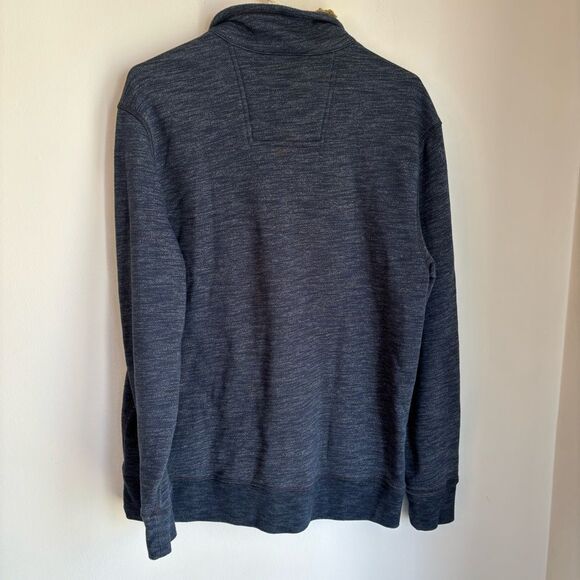 G.H. BASS & CO. ROCK RIVER LONG SLEEVE BUTTON MOCK FLEECE PULLOVER SIZE LG EUC! - Picture 2 of 9